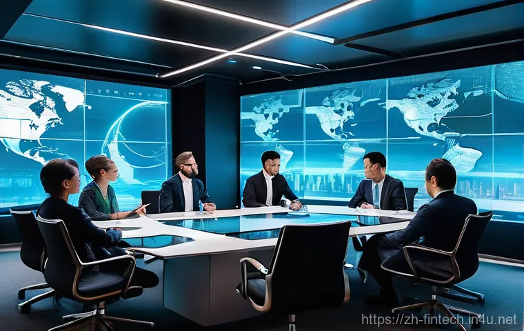 디지털 자산 관련 법규 - **Prompt:** "A diverse group of adult professionals from various global regions (e.g., American, Eur...