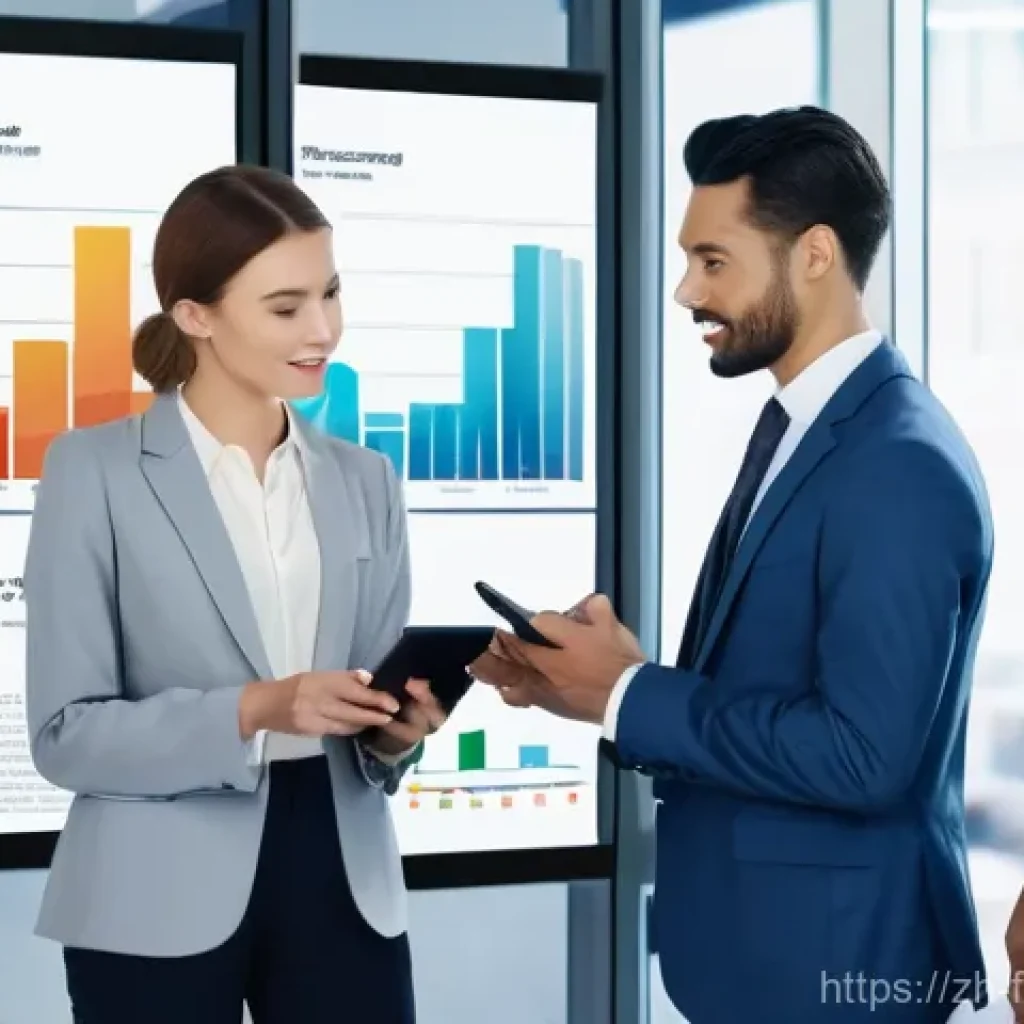 자산 관리 자동화 플랫폼 - **Prompt:** A diverse group of modern, well-dressed professionals (men and women, 20s-40s) standing ...